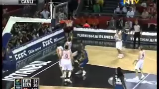 Turkey 95 - 77 France   1/8 Finals -  TURKISH SUPERIORITY (2010 World Basketball Championship)