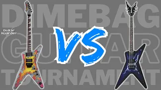 Dean Concrete Sledge vs Washburn Dimebolt - Dimebag Guitar Tournament