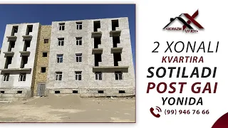 Post gai yonida 2 xonali kvartira sotiladi 1 m/kv - 2mln 700