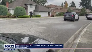 Body of 13-year-old found in Federal Way park | FOX 13 Seattle