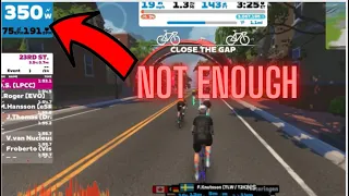 When 300 Watts isn't Enough... //Zwift Insider Tiny Races