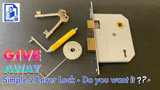 369. Yale 2 lever Mortice lock - Are you learning to pick lever locks? do you want this one? UK only