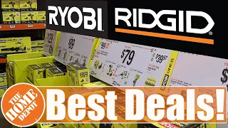 The Home Depot Best Ryobi, Ridgid, and Makita Tool Deals!