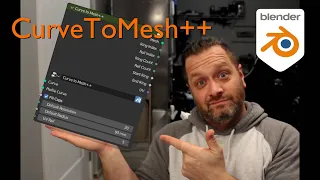 Learn to Level Up the Curve to Mesh Node in Blender