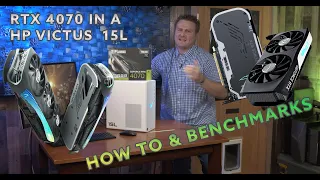 HP Victus 15L Lets install a RTX 4070 Ball to the wall Lets max out this HP Victus 15L (How To)