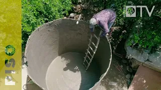 Huertos de traspatio: Tanque de ferrocemento