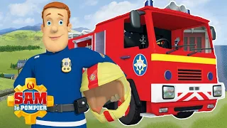 Meilleures sauvetages avec le camion de pompiers! | Jupiter en action | Sam le Pompier | animés