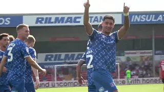 Pitchside Blues - the Lincoln away game at eye level