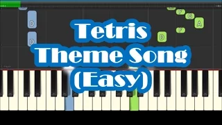 How To Play Tetris Theme Song - Easy Piano Tutorial - Korobeiniki