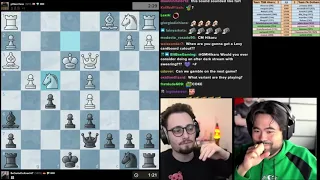 GM Hikaru Nakamura get scared by a cardboard on Gotham Chess Stream | Funny chess moments