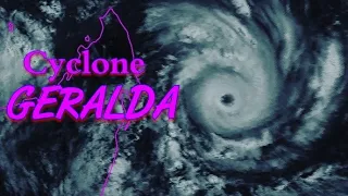 Cyclone GERALDA (1994) Satellite Animation.