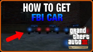 How to get fbi car | GTA 3 Definitive Edition