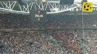 #Dybala torna allo Stadium i tifosi applaudono e lui si emoziona durante #Juventus #Roma