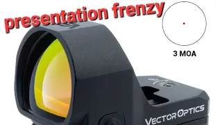 presentation du best seller Vector optics, freezy 1x22x26 MOS