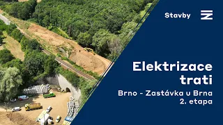 ⚡ Elektrizace a modernizace trati na jihu Moravy zase pokročila!