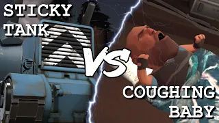 Sticky Tank vs. Coughing Baby // Rusty Rapture