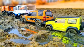 Stuck in DEEP MUD – RC CARS to the Rescue Challenge!