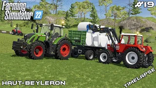 Transporting BALES with new TRAILER | Animals on Haut-Beyleron | Farming Simulator 22 | Episode 19