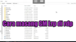 Cara masang GM lrp/lunar pride di rdp dan cara onkan GM nya