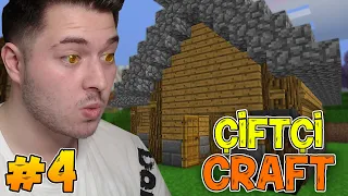 ÇİFTLİK EVİMİZ HAZIR!! | Minecraft ÇiftçiCraft #4