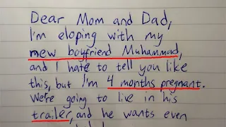 Dad Finds Farewell Letter From 16 Year Old Daughter Notices Interesting Detail In Last Line