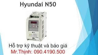 Biến tần Hyundai N50 mua bán sửa chữa hướng dẫn sử dụng