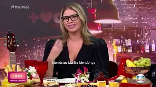 Marília Mendonça No Programa Mais Você Com Ana Maria Braga.