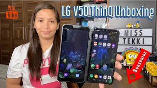 LG V50 ThinQ With Dual Screen Unboxing (Miss Tekki Style)