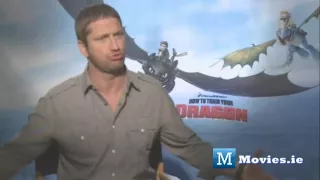 Has Gerard Butler ever ridden a dragon? Star of How To Train Your Dragon & The Bounty Hunter