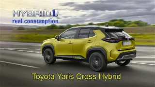 Toyota Yaris Cross Hybrid - fuel consumption on 130 km/h ( HIGHWAY )