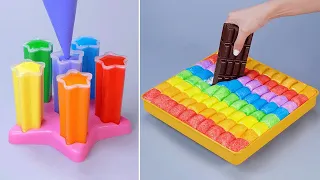 1000+ Satisfying Cake Decorating For The Weekend | Rainbow Cake Recipes | Chocolate Cake Hacks