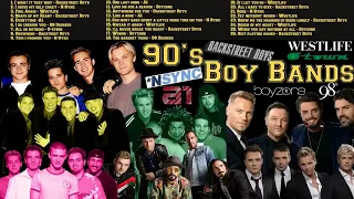 90s BOYBANDS - Backstreet Boys, Boyzone, Westlife, NSync, Five, Blue, O Town 90s Boy Bands Playlist