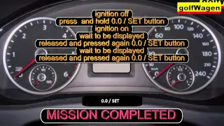 Skoda OCTAVIA 3 / Skoda RAPID oil service inspection reset how to