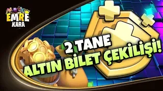 2 ADET ALTIN BİLET ÇEKİLİŞİ SONUCU! | CLASH OF CLANS