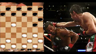 Competently confuse the opponent in draughts.