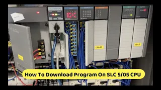 How To Download Program On SCL 5/05 PLC CPU Lost Program On Default Factory Mode