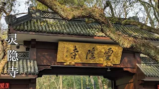 [ 4K ] 杭州灵隐寺漫步  |  白乐桥-茶园-东北门-灵隐寺