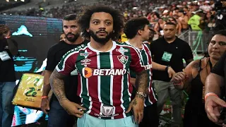 Brazilian international Marcelo returns home to rapturous welcome