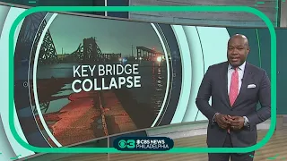 Latest on Baltimore bridge collapse | CBS News Philadelphia evening news headlines, March 25, 2024