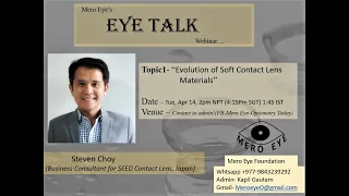 " Evolution of Soft Contact Lens Materials" by Steven Choy