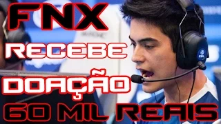 FNX RECEBE 60K ISSO MSM 60 MIL REAIS EM DOAÇÃO NA STREAM (DONATION)