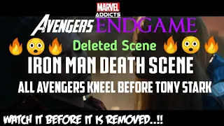 Iron Man Death Scene | Avengers Endgame Deleted Scene | Avengers Tribute | Endgame clip Full HD