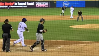 Manny Ramirez, first game with Round Rock Express, 7 July 2013