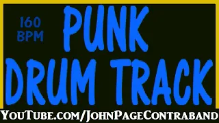 Punk Rock Drum Backing Track 160 bpm Free Beat