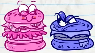 Pencilmate's HUNGRY For Burgers | Animated Cartoons Characters | Animated Short Films