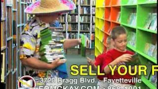 Edward McKay Used Books & More, Fayetteville NC -- New Commercial!