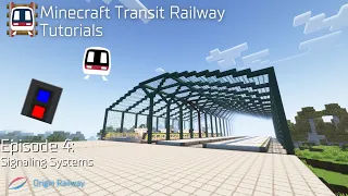 Minecraft Transit Railway Tutorials E4 - Signaling Systems