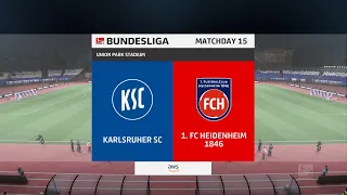 FIFA 22 | Karlsruher SC vs 1. FC Heidenheim 1846 - 2. Bundesliga | Gameplay