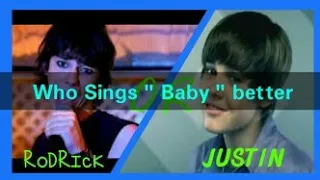 Rodrick sings "Baby" or Justin Bieber's "Baby"