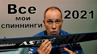 Все мои СПИННИНГИ за 2021 год